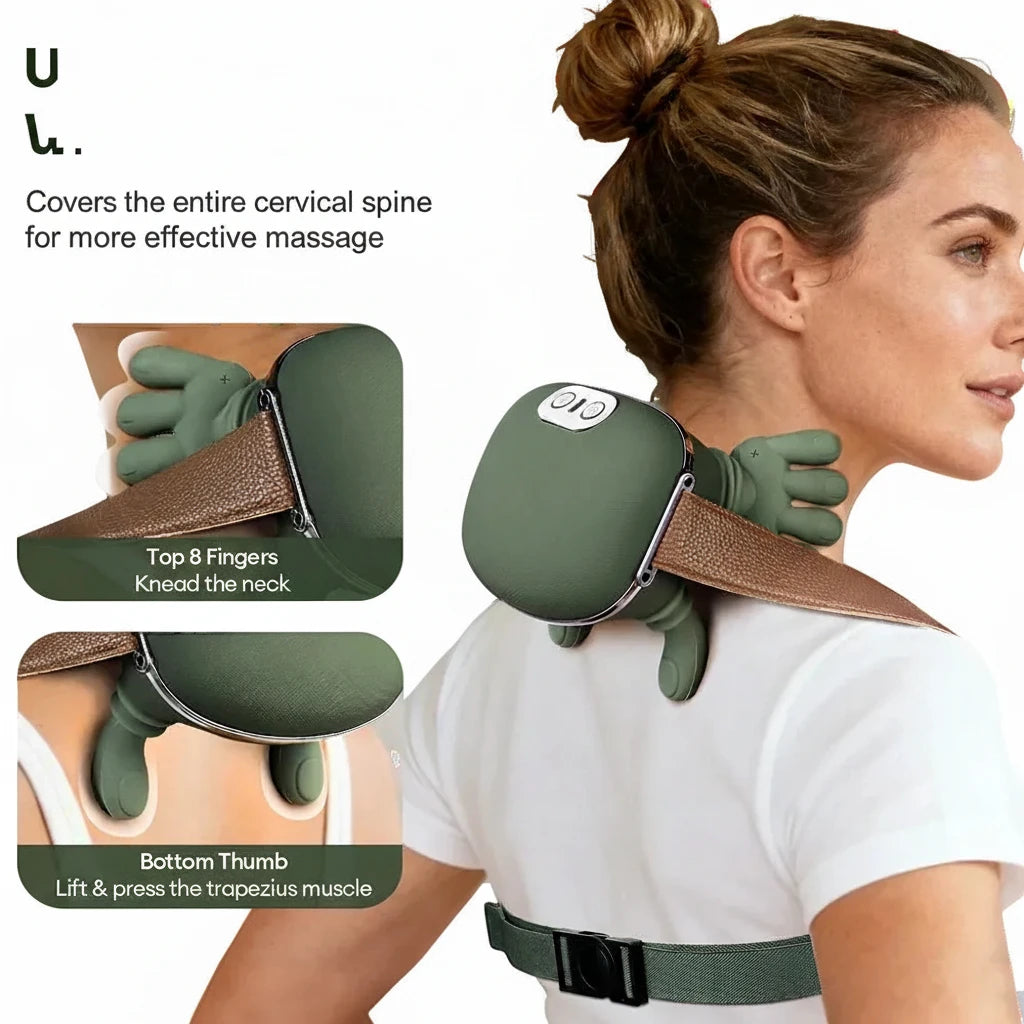Wireless 4D Neck and Shoulder Massage Wrap
