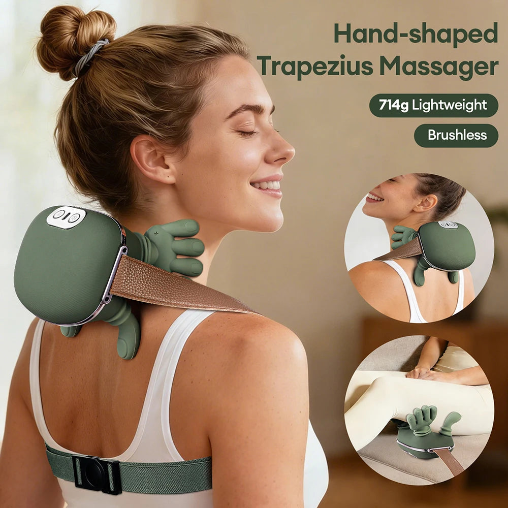 Wireless 4D Neck and Shoulder Massage Wrap